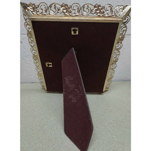 Vintage Festive Rhinestone Jewelry Framed Christmas Tree Decoration - Picture 5 of 5